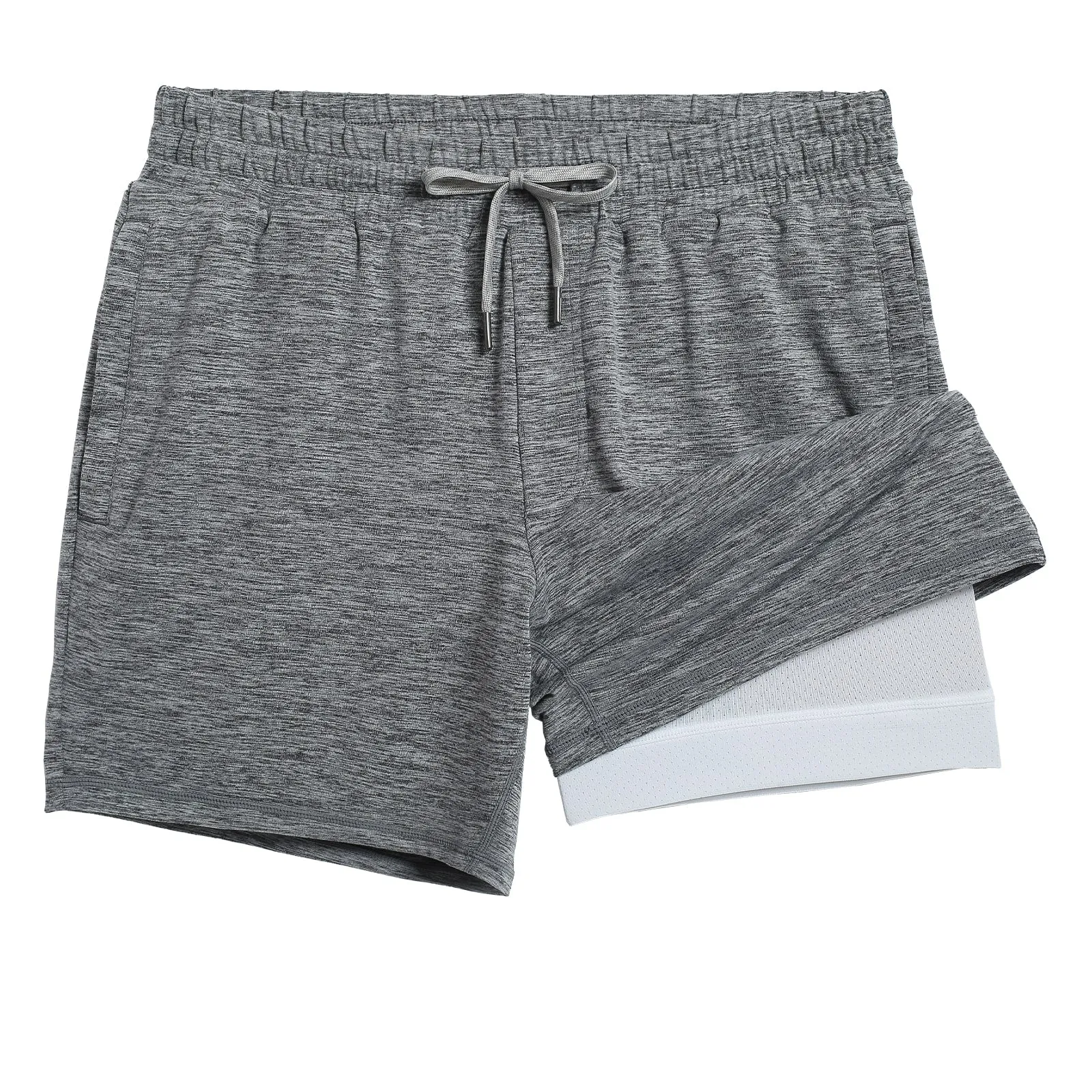 2 in 1 Stretch Short Lined Pickleball Workout Shorts