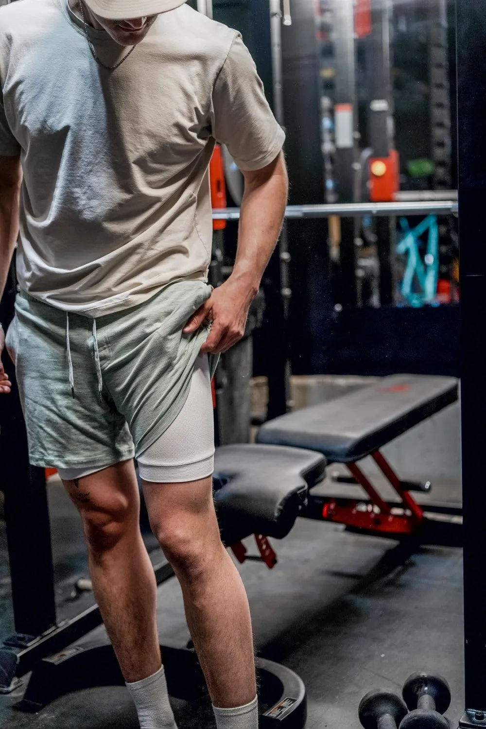 2 in 1 Stretch Short Lined Pickleball Workout Shorts