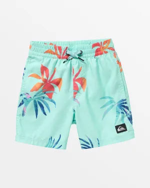 Boys 2-7 Everyday Mix Volley 12" Elastic Waist Shorts - Limpet Shell