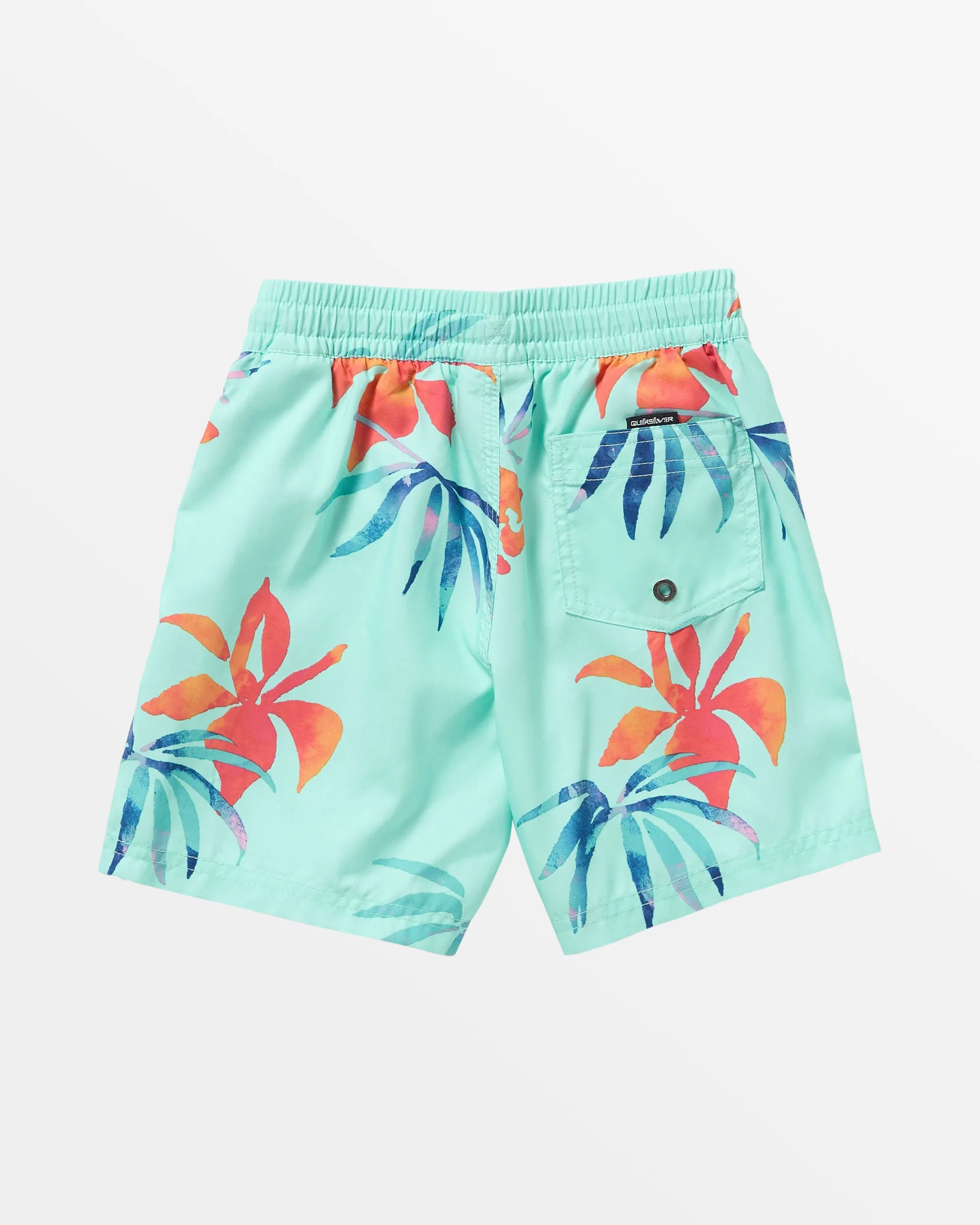 Boys 2-7 Everyday Mix Volley 12" Elastic Waist Shorts - Limpet Shell