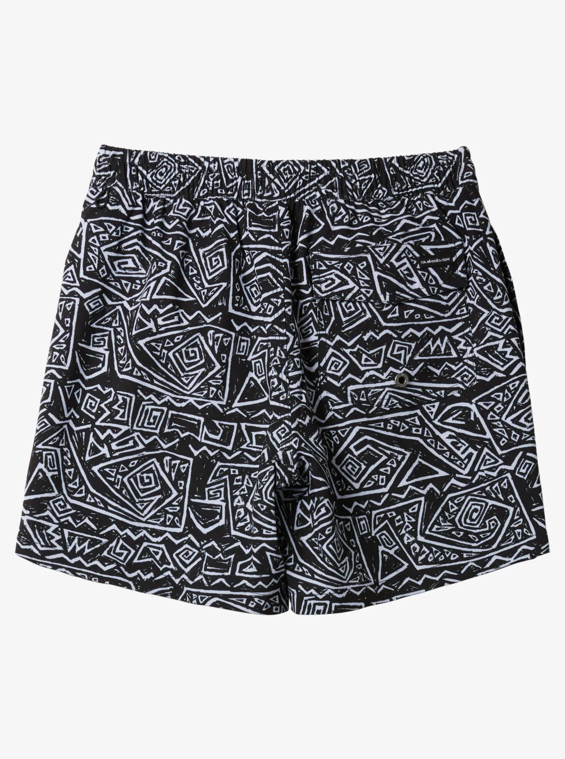 Boys 2-7 Surfsilk Mix Volley 14" Elastic Waist Shorts - Black