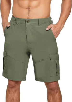Casual Cargo Shorts for Men Solid Color Comfy Pant Lightweight Baggy Sports Pants Slim Fit Simple Shorts with Pockets