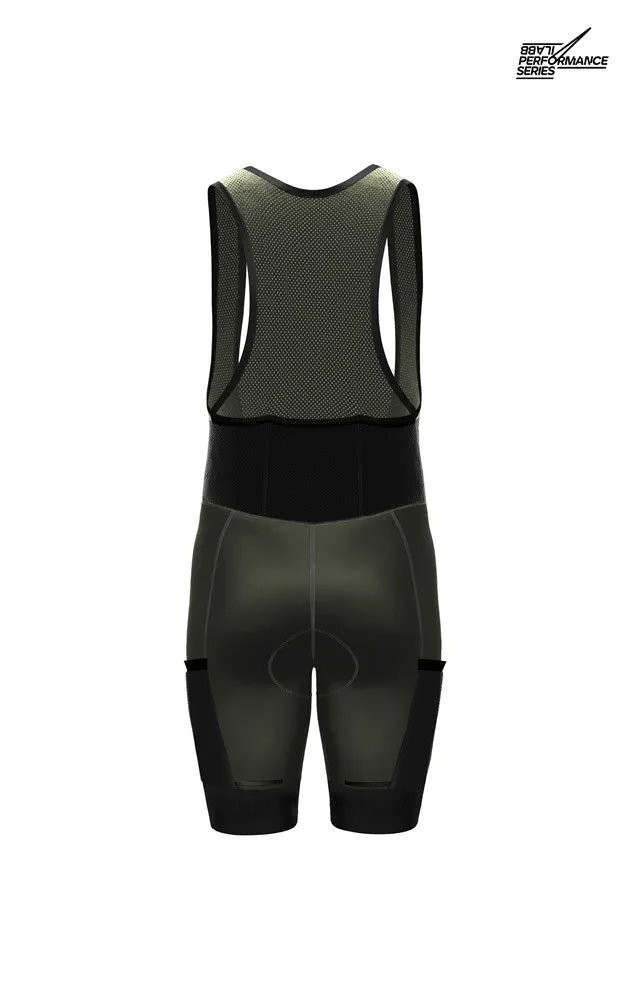 Detour Cargo Bib Short - Army Green - Women's