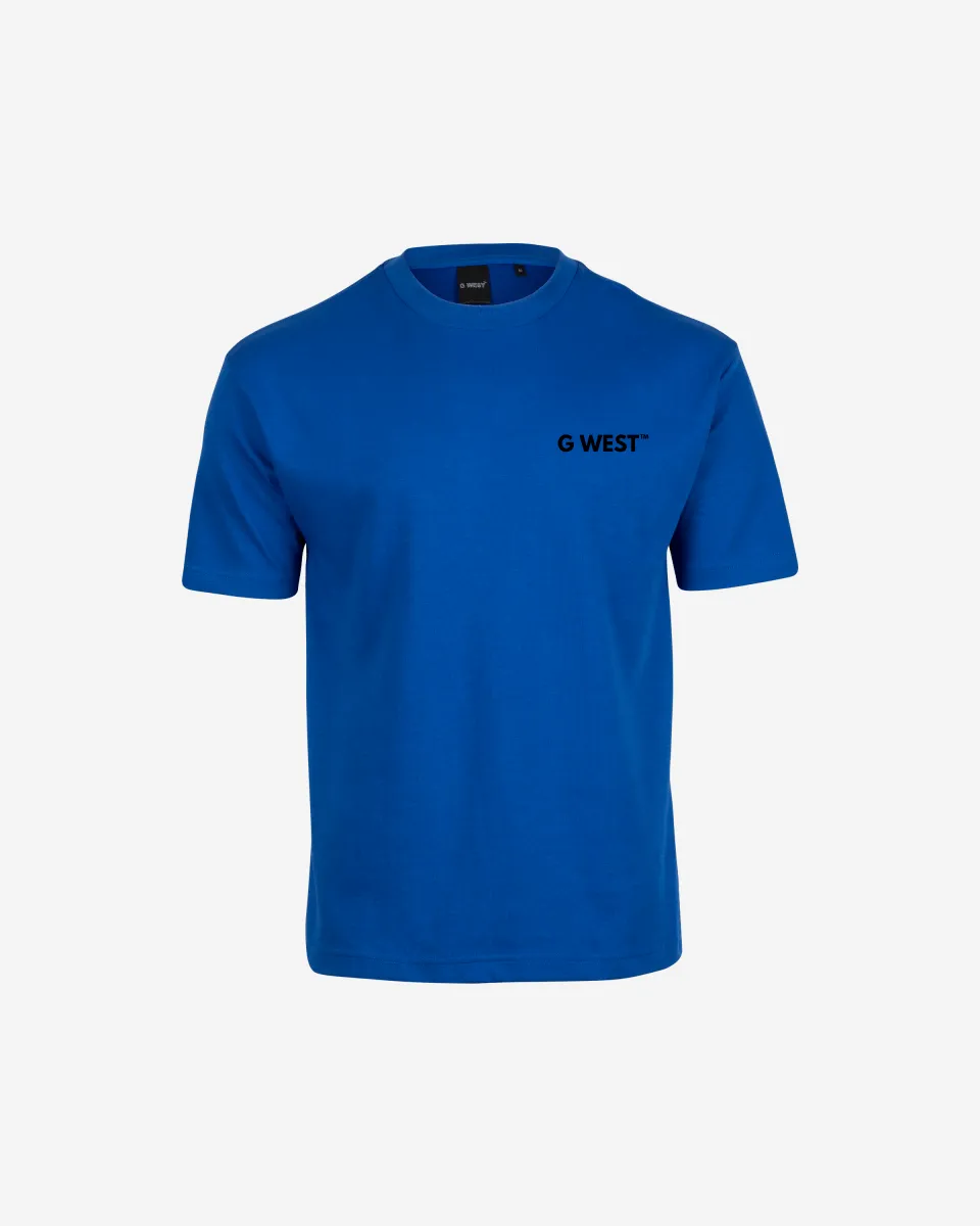 G WEST MENS LOGO KEEP DRY OVERSIZED TEE