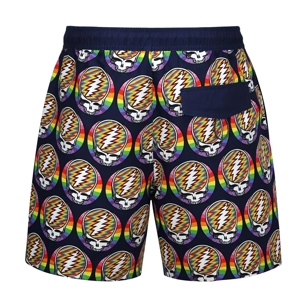 Grateful Dead | Swim Trunk | Steal Your Face Bolts