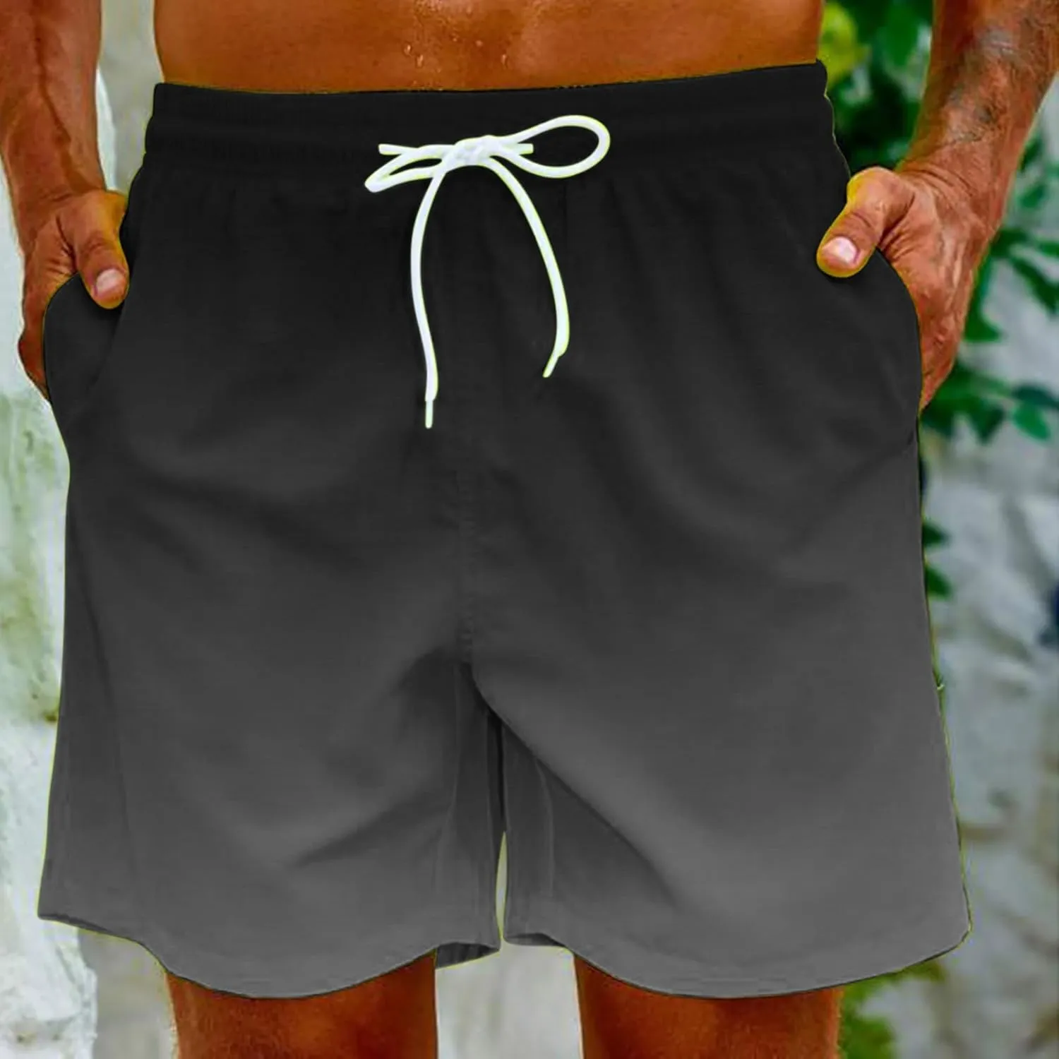 Lastesso Mens Shorts Athletic Running Shorts Lightweight 7 Inch Gym Workout Board Shorts with Pockets Comfort Swim Trunks
