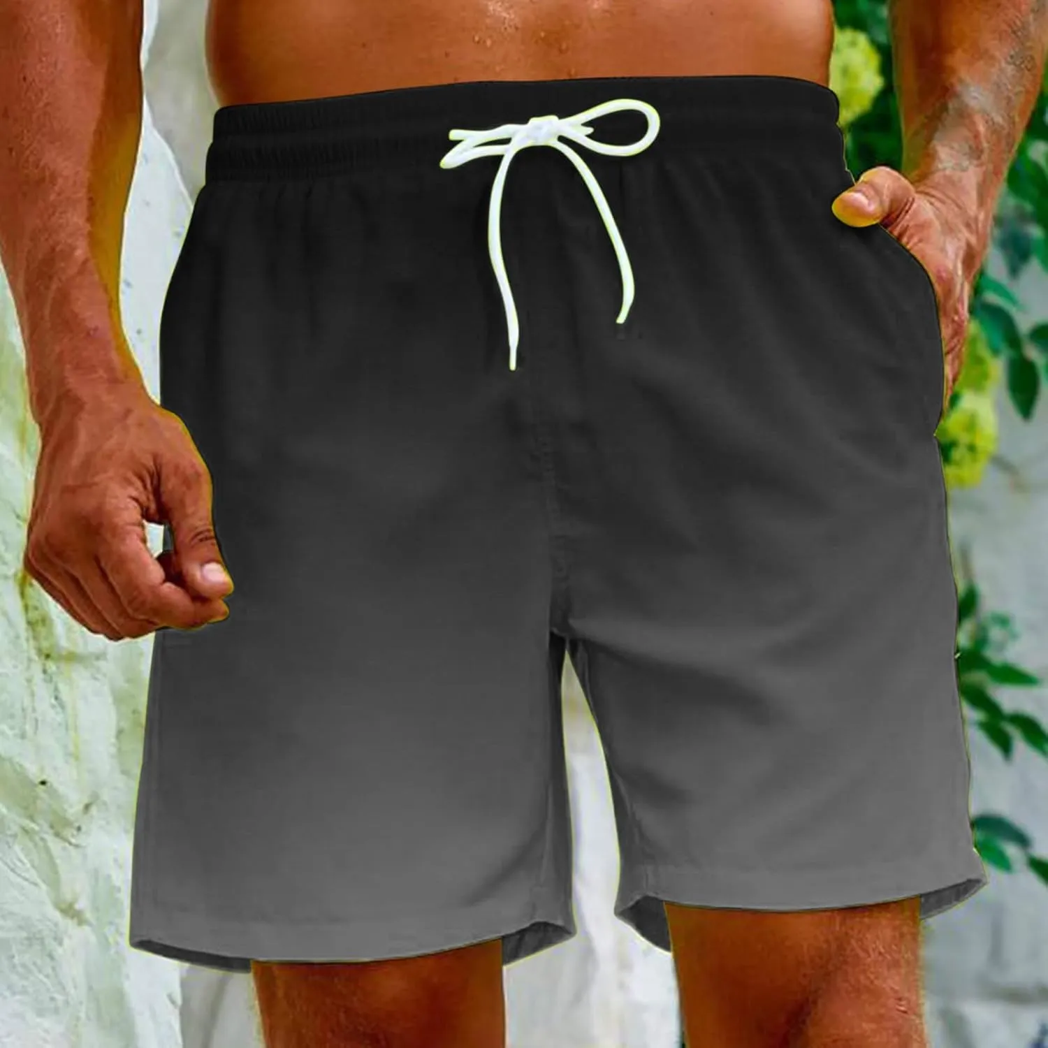 Lastesso Mens Shorts Athletic Running Shorts Lightweight 7 Inch Gym Workout Board Shorts with Pockets Comfort Swim Trunks