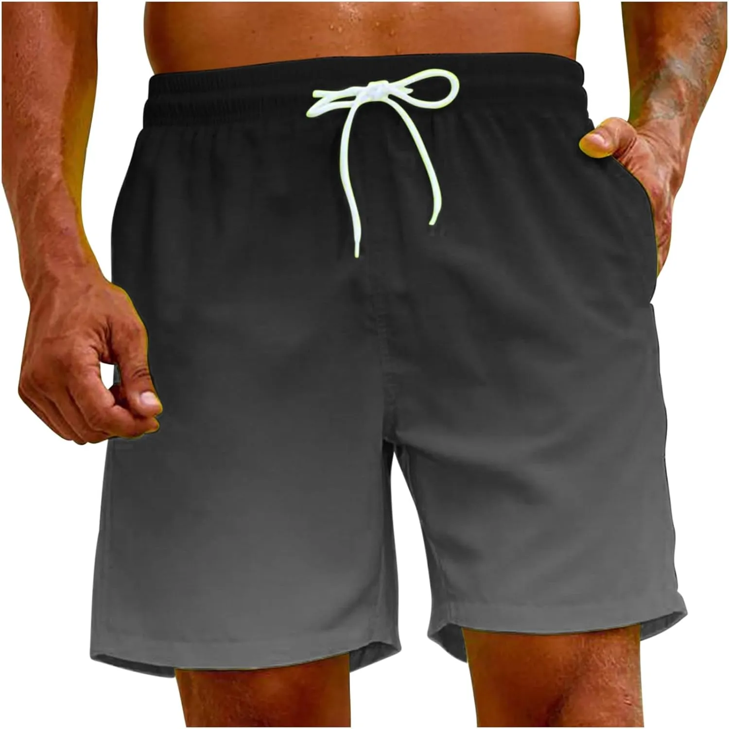 Lastesso Mens Shorts Athletic Running Shorts Lightweight 7 Inch Gym Workout Board Shorts with Pockets Comfort Swim Trunks
