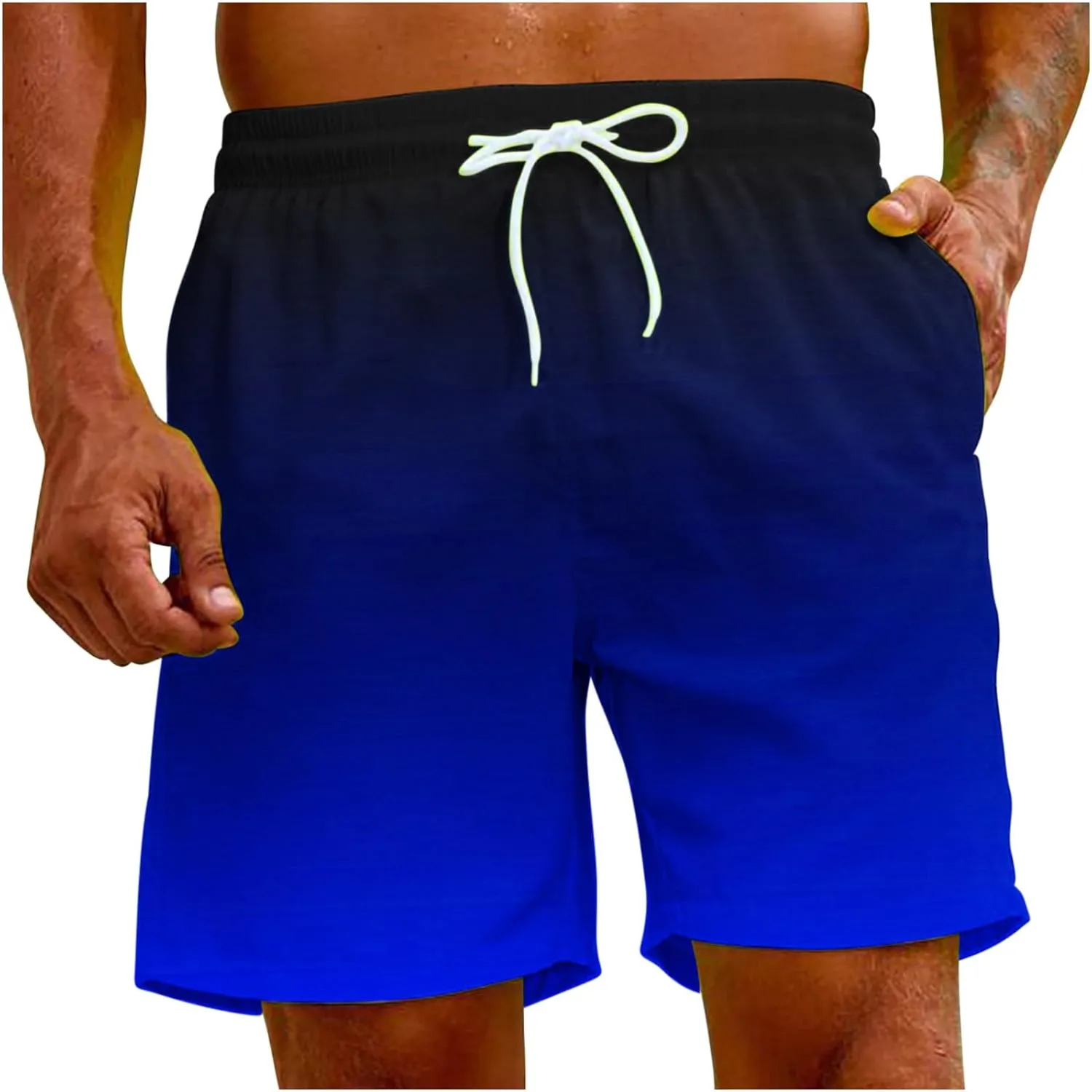 Lastesso Mens Shorts Athletic Running Shorts Lightweight 7 Inch Gym Workout Board Shorts with Pockets Comfort Swim Trunks
