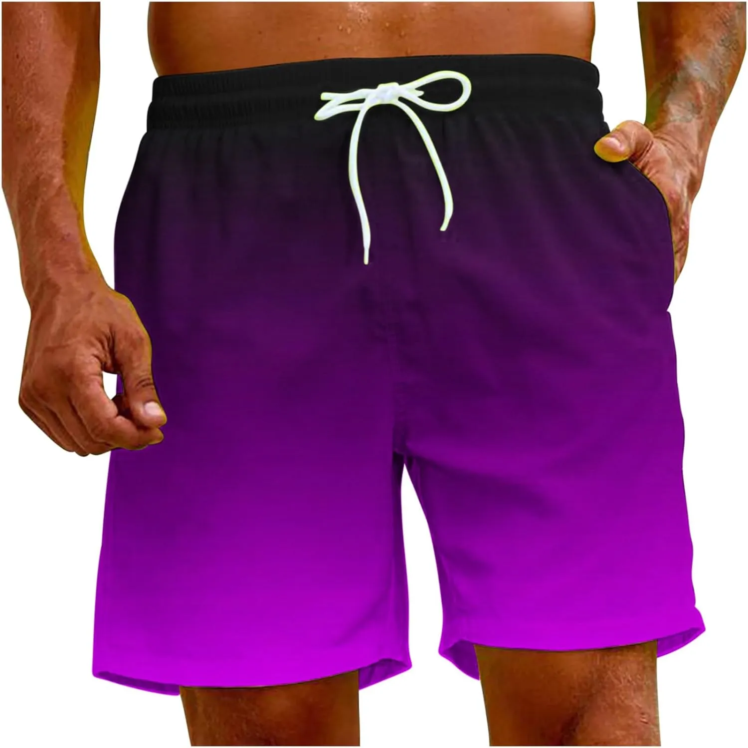 Lastesso Mens Shorts Athletic Running Shorts Lightweight 7 Inch Gym Workout Board Shorts with Pockets Comfort Swim Trunks