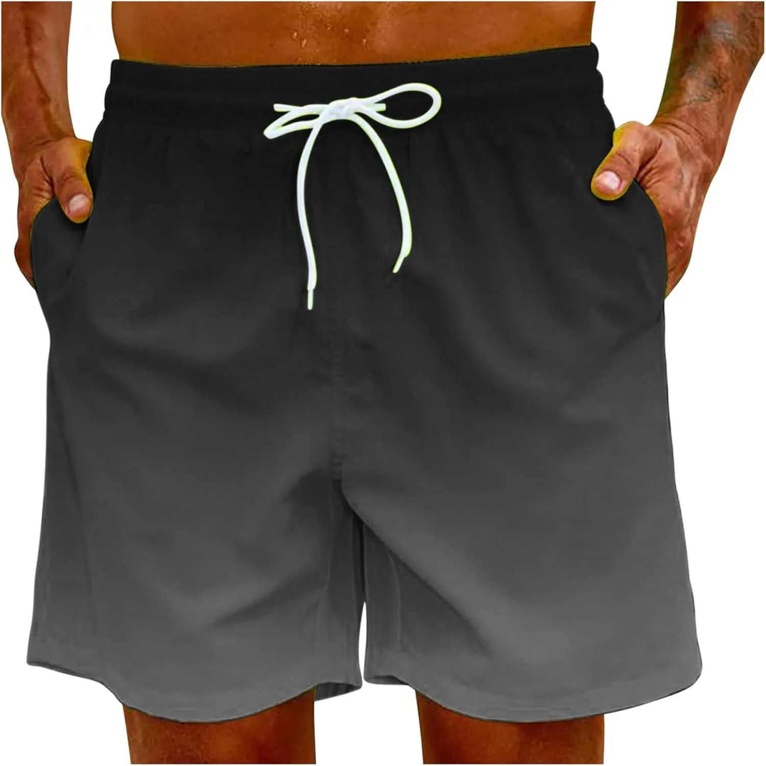 Lastesso Mens Shorts Athletic Running Shorts Lightweight 7 Inch Gym Workout Board Shorts with Pockets Comfort Swim Trunks