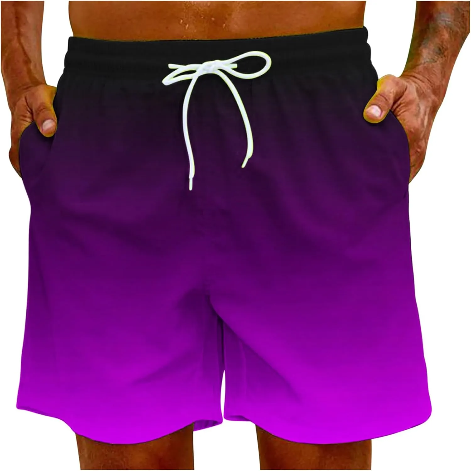 Lastesso Mens Shorts Athletic Running Shorts Lightweight 7 Inch Gym Workout Board Shorts with Pockets Comfort Swim Trunks