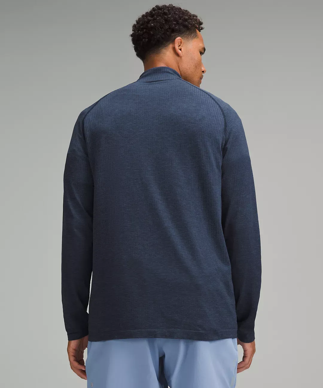 MEN'S METAL VENT TECH MIDWEIGHT HALF ZIP - MINERAL BLUE