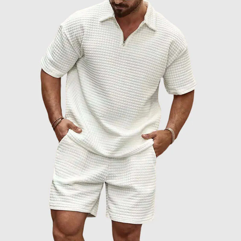 Men's Moisture-Wicking Active Set: Gym & Running Outfit