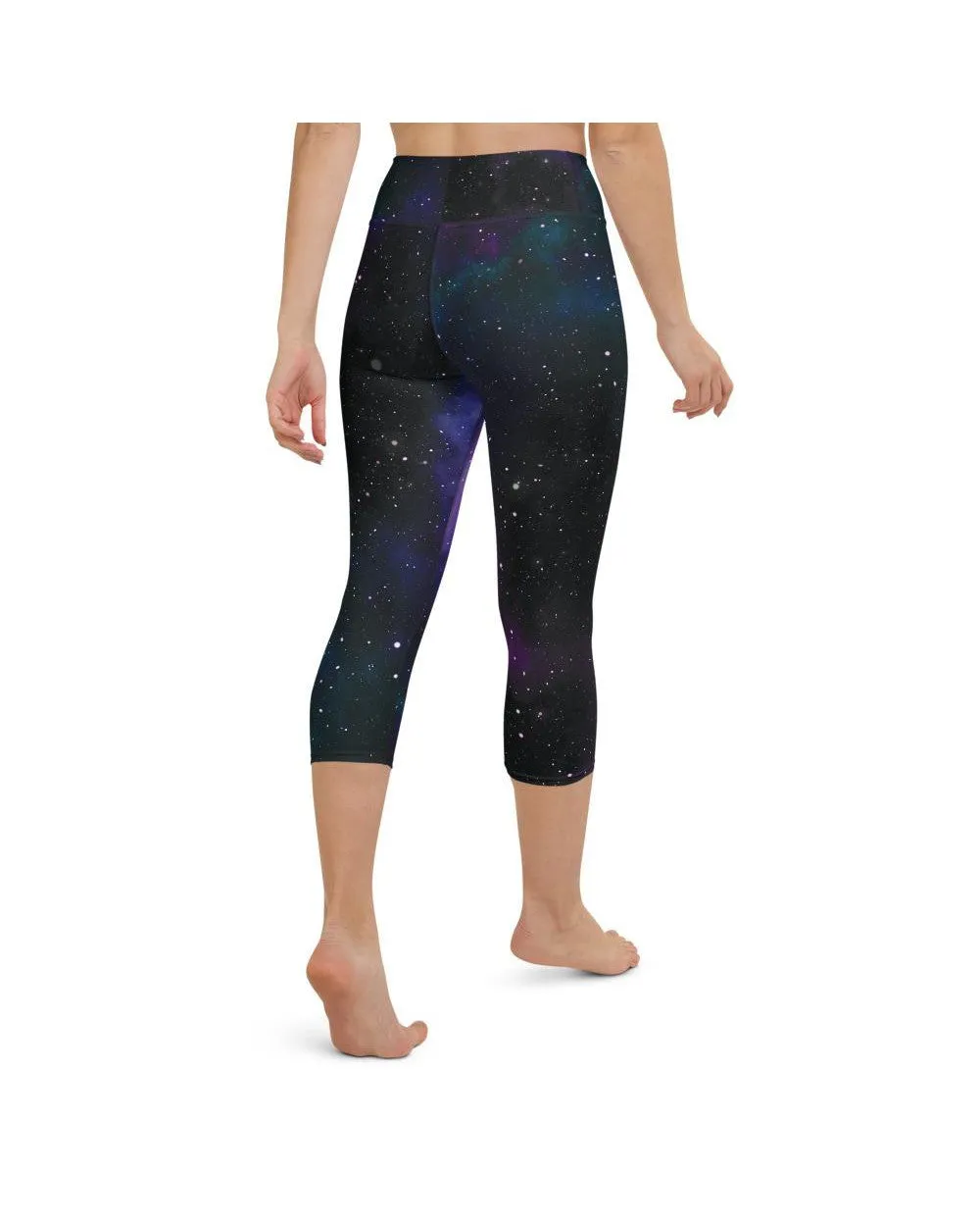 Purple Galaxy Yoga Capris