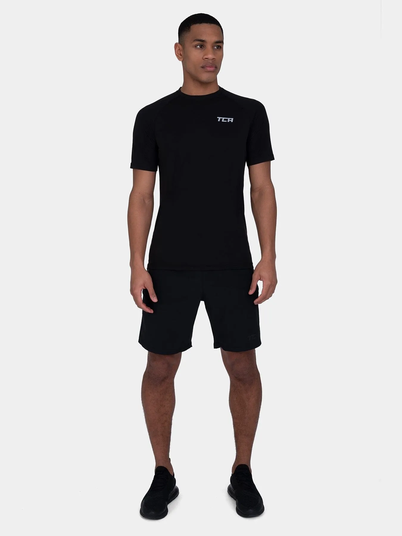 TCA Superlight Mens Dry Fit Gym Shirts  Lightweight Breathable Workout T-Shirts for Running, Training, Fitness & Sports