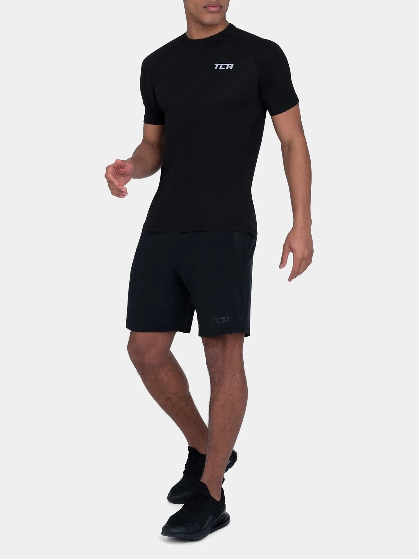 TCA Superlight Mens Dry Fit Gym Shirts  Lightweight Breathable Workout T-Shirts for Running, Training, Fitness & Sports