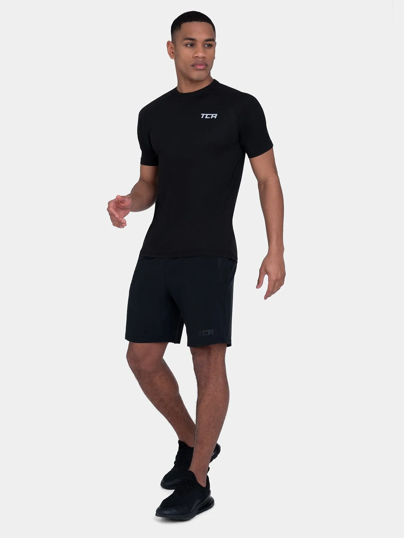 TCA Superlight Mens Dry Fit Gym Shirts  Lightweight Breathable Workout T-Shirts for Running, Training, Fitness & Sports